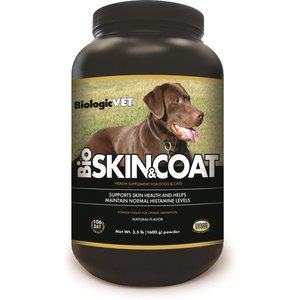 Biologic Vet BIOVET BioSKIN&COAT Natural Antihistamine Dog & Cat Supplement, 3.5-lb jar