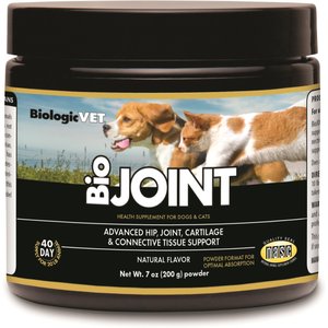 Biologic Vet BIOVET BioJOINT Advanced Joint Mobility Support Dog & Cat Supplement, 7-oz jar