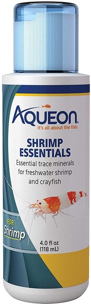 Aqueon Shrimp Essentials Shrimp & Crayfish Freshwater Aquarium Trace Minerals, 4-oz bottle slide 1 of 3