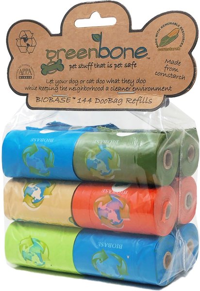 Greenbone Dog Poop Bags, 12 rolls slide 1 of 3