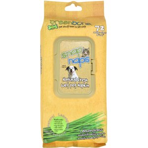 Greenbone All Natural Dog Wipes, 72 count