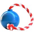 USA-K9 Cherry Bomb Treat Dispensing Tough Dog Chew Toy, Blue, Large