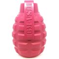 USA-K9 Grenade Treat Dispensing Tough Dog Chew Toy, Pink, Large