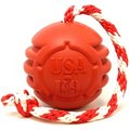 USA-K9 Stars & Stripes Treat Dispensing Tough Dog Chew Toy, Red, Large