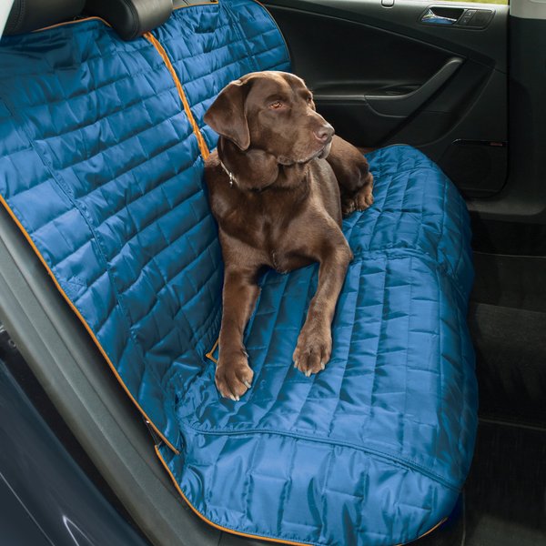 Kurgo Loft Car Bench Dog Seat Cover Coastal Blue Charcoal Chewy Com - Meadowlark Dog Seat Covers Reviews