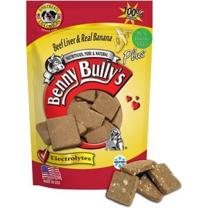 Benny Bullys Plus Beef Liver & Banana Freeze-Dried Dog Treats, 2.1-oz bag