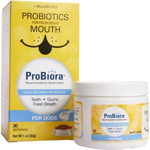 ProBiora Pet Probiotic Dog & Cat Oral Care Powder, 1-oz bottle