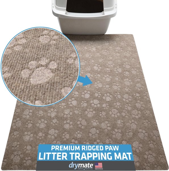 Drymate Premium Debossed Cat Litter Trapping Mat, Taupe slide 1 of 4