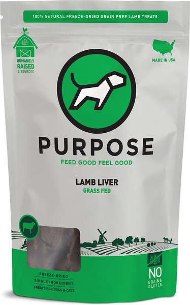 Purpose Lamb Liver Freeze-Dried Dog Treats, 3-oz bag slide 1 of 2