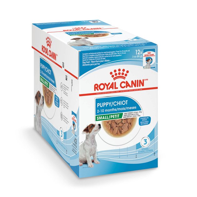 ROYAL CANIN Small Puppy Wet Dog Food, 3oz pouch, case of