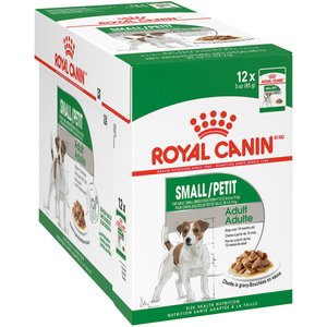 Royal Canin Small Adult Wet Dog Food, 3-oz pouch, case of 12