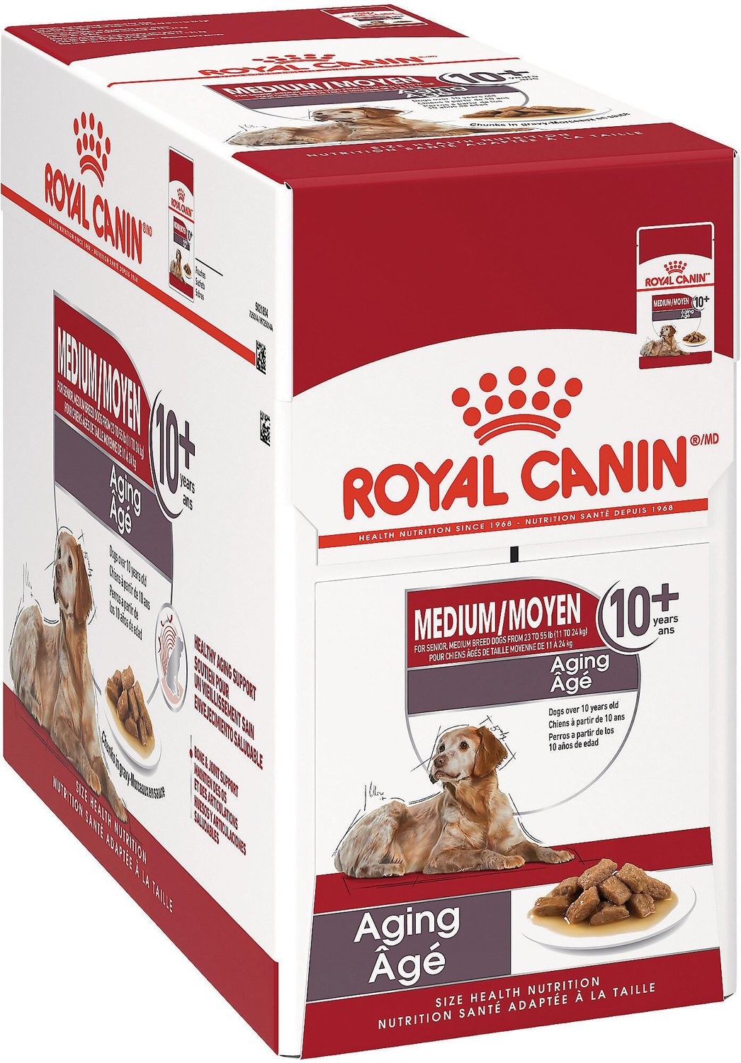 ROYAL CANIN Medium Aging Wet Food, 4.9-oz pouch, case of 10 - Chewy.com