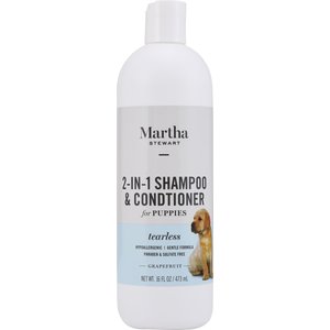 Martha Stewart 2-in-1 Grapefruit Puppy Shampoo & Conditioner, 16-oz bottle