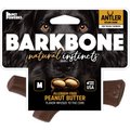 Pet Qwerks Peanut Butter Flavor Nylon Antler Tough Dog Chew Toy, Large