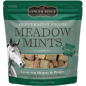 Ginger Ridge Meadow Mints All-Natural Peppermint Horse Treats, 1.75-lb bag