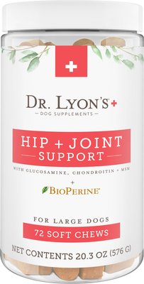 Dr. Lyon's Hip & Joint Large Breed Soft Chew Dog Supplement, slide 1 of 1