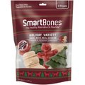 SmartBones Holiday Variety Vegetables & Chicken Dog Treats, 6 count