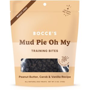 Bocce's Bakery Mud Pie Oh My Training Bites Dog Treats, 6-oz bag