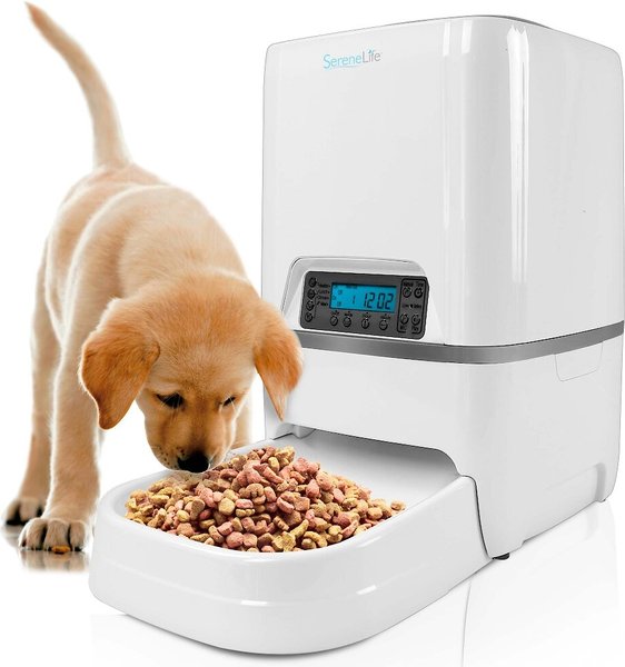 SereneLife Automatic Pet Feeder & Voice Recorder slide 1 of 8