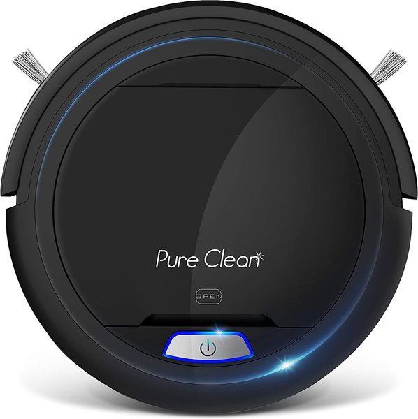 Pure Clean Automatic Robot Vacuum Cleaner, Black slide 1 of 9