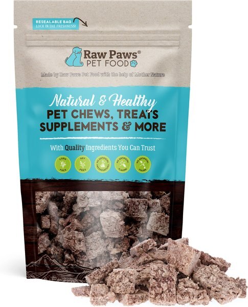 Raw Paws All Natural Freeze-Dried Free-Range Lamb Recipe Dog & Cat Treats, 4-oz bag slide 1 of 7