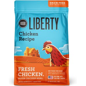 BIXBI Liberty Fresh Grain-Free Chicken Recipe Dry Dog Food, 4-lb bag