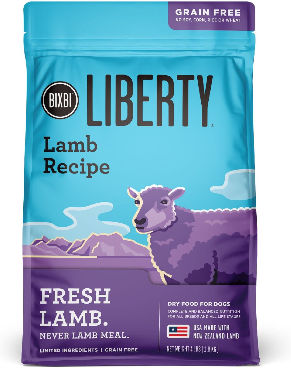 BIXBI Liberty Lamb Recipe Grain-Free Freeze-Dried Raw Dog Food