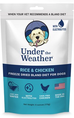 Under the Weather Rice & Chicken Flavor Freeze-Dried Dog Food, slide 1 of 1