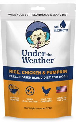 Under the Weather Rice, Chicken & Pumpkin Flavor Freeze-Dried Dog Food, slide 1 of 1