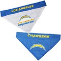 Pets First NFL Reversible Dog Bandana, Los Angeles Chargers, Large/X-Large