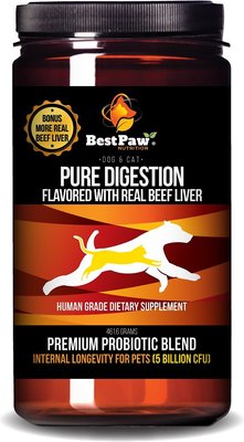 Best Paw Nutrition Pure Digestion Probiotics Dog & Cat Powder Supplement, slide 1 of 1