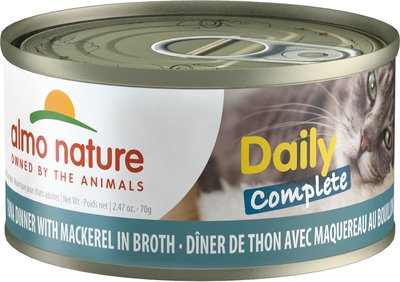 Almo Nature Daily Complete Tuna Dinner with Mackerel in Broth Canned Cat Food, slide 1 of 1