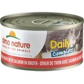 Almo Nature Daily Complete Tuna Dinner with Salmon in Broth Canned Cat Food, 2.47-oz, case of 12