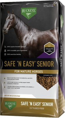 Buckeye Nutrition Safe N' Easy Senior Low Sugar, Low Starch Senior Horse Feed, slide 1 of 1