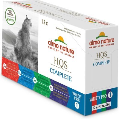 Almo Nature HQS Complete Variety Pack Canned Cat Food, slide 1 of 1