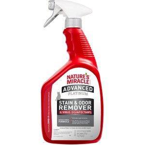 Nature's Miracle Advanced Platinum Cat Stain & Odor Eliminator Spray, 32-oz bottle