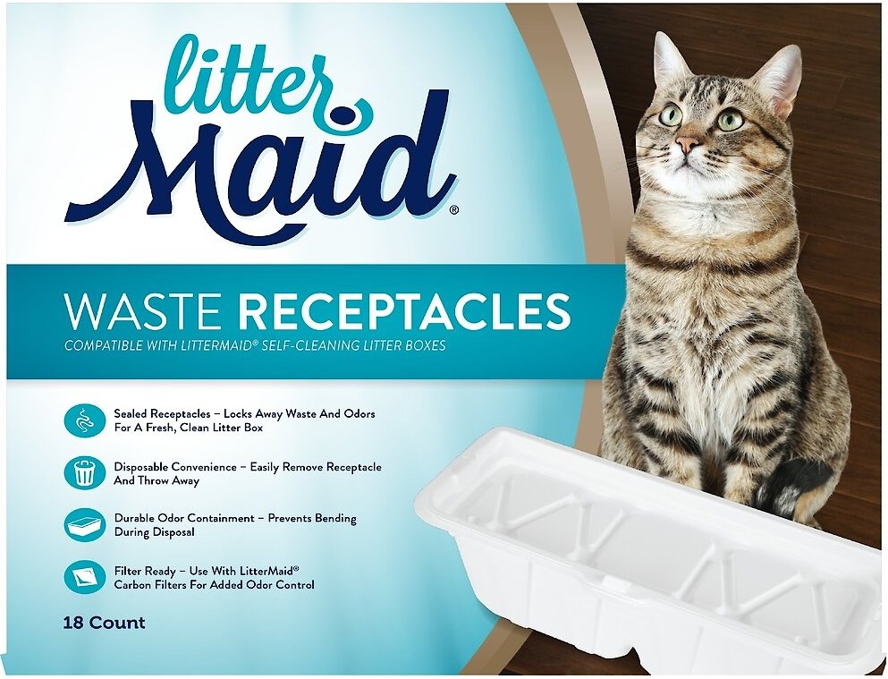 LITTERMAID SelfCleaning Cat Litter Box Waste Receptacles, 3rd Edition