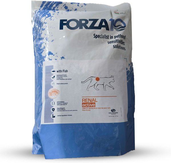 Forza10 Nutraceutic Active Kidney Renal Support Diet Dry Cat Food, 4-lb bag slide 1 of 8