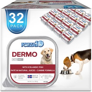 Forza10 Nutraceutic ActiWet Dermo Icelandic Fish Recipe Wet Dog Food, 3.5-oz, case of 32