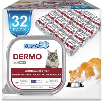 Forza10 Nutraceutic ActiWet Dermo Support Icelandic Fish Recipe Canned Cat Food, slide 1 of 1
