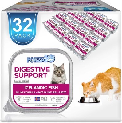 Forza10 Nutraceutic Actiwet Digestive Support Icelandic Fish Recipe Wet Cat Food, slide 1 of 1