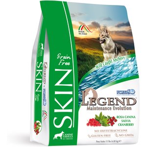 Forza10 Nutraceutic Legend Skin Grain-Free Wild Caught Anchovy Dry Dog Food, 15-lb bag
