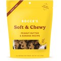 Bocce's Bakery Soft & Chewy Peanut Butter & Banana Recipe Dog Treats, 6-oz bag