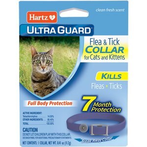 Hartz UltraGuard Flea & Tick Collar for Cats, 1 Collar (7-mos. supply)