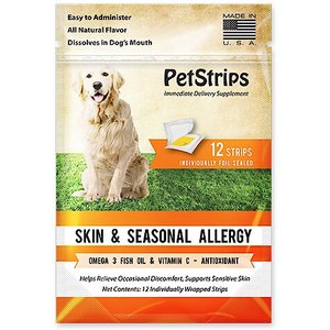 PetStrips Skin & Seasonal Allergy Dog Strips, 12 count