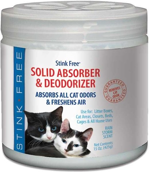 Stink Free Solid Absorber Cat Deodorizer, 15-oz jar slide 1 of 4
