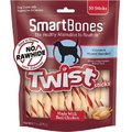 SmartBones Twist Sticks Chicken Flavor Dog Treats, 50 count