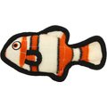 Tuffy's Ocean Creature Jr Fish Squeaky Plush Dog Toy, Orange