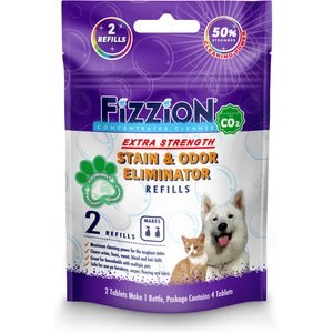 Fizzion Extra Strength Stain & Odor Eliminator Refill, 2 count