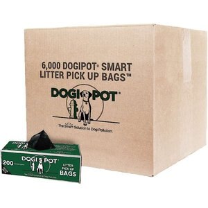 Dogipot Smart Litter Dog Poop Pick Up Bags, 30 count
